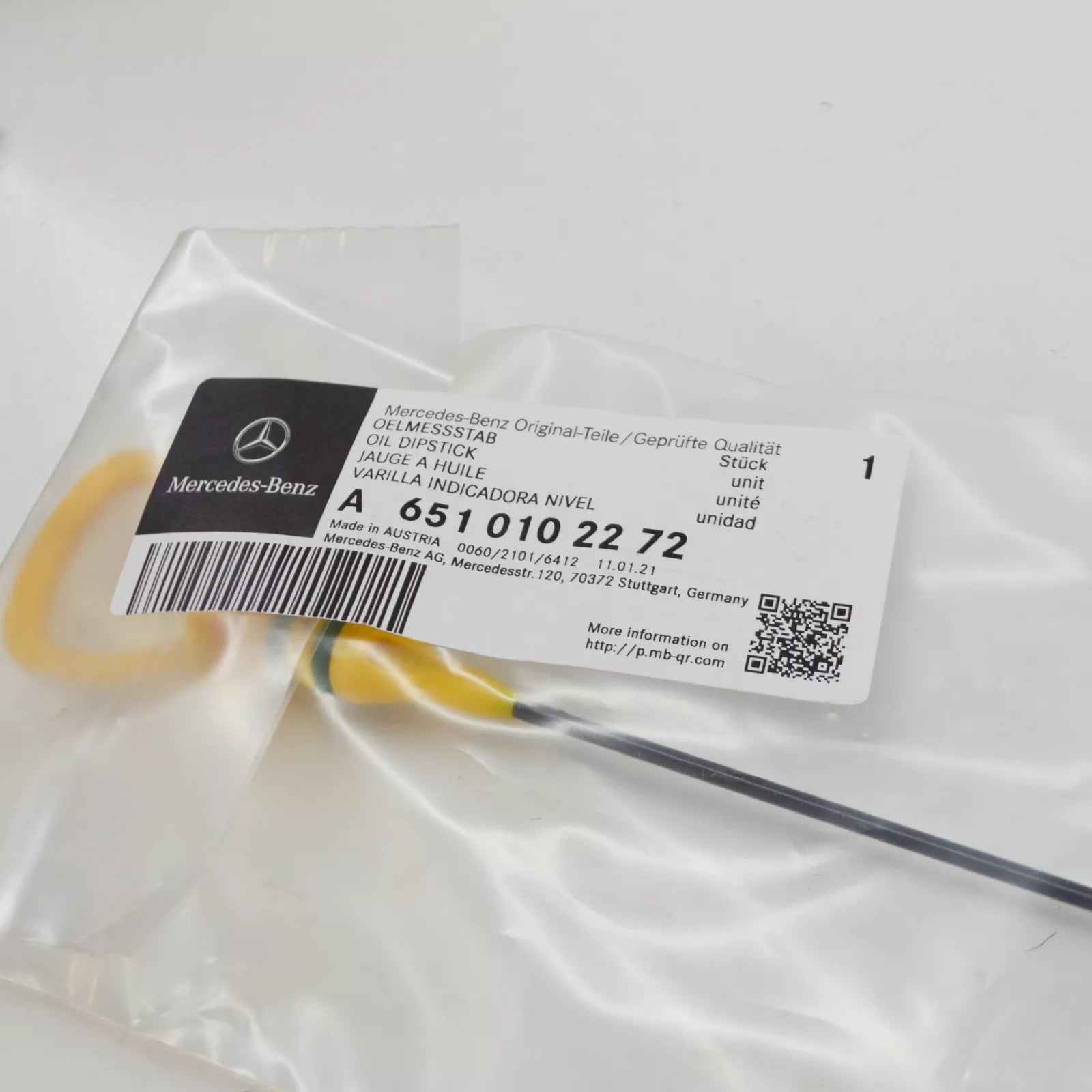 NEW MERCEDES-BENZ VITO W447 OIL DIP STICK A6510102272 ORIGINAL