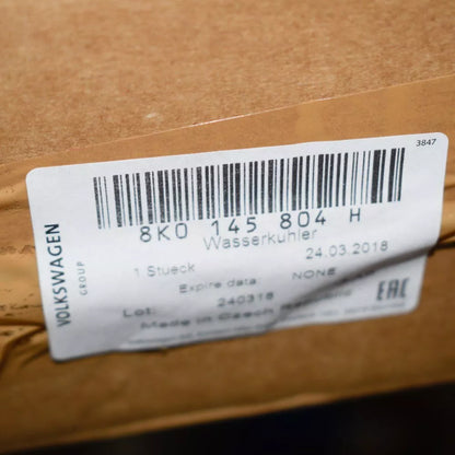 NEW AUDI A4 B8 LOW TEMP RADIATOR COOLER 8K0145804H ORIGINAL