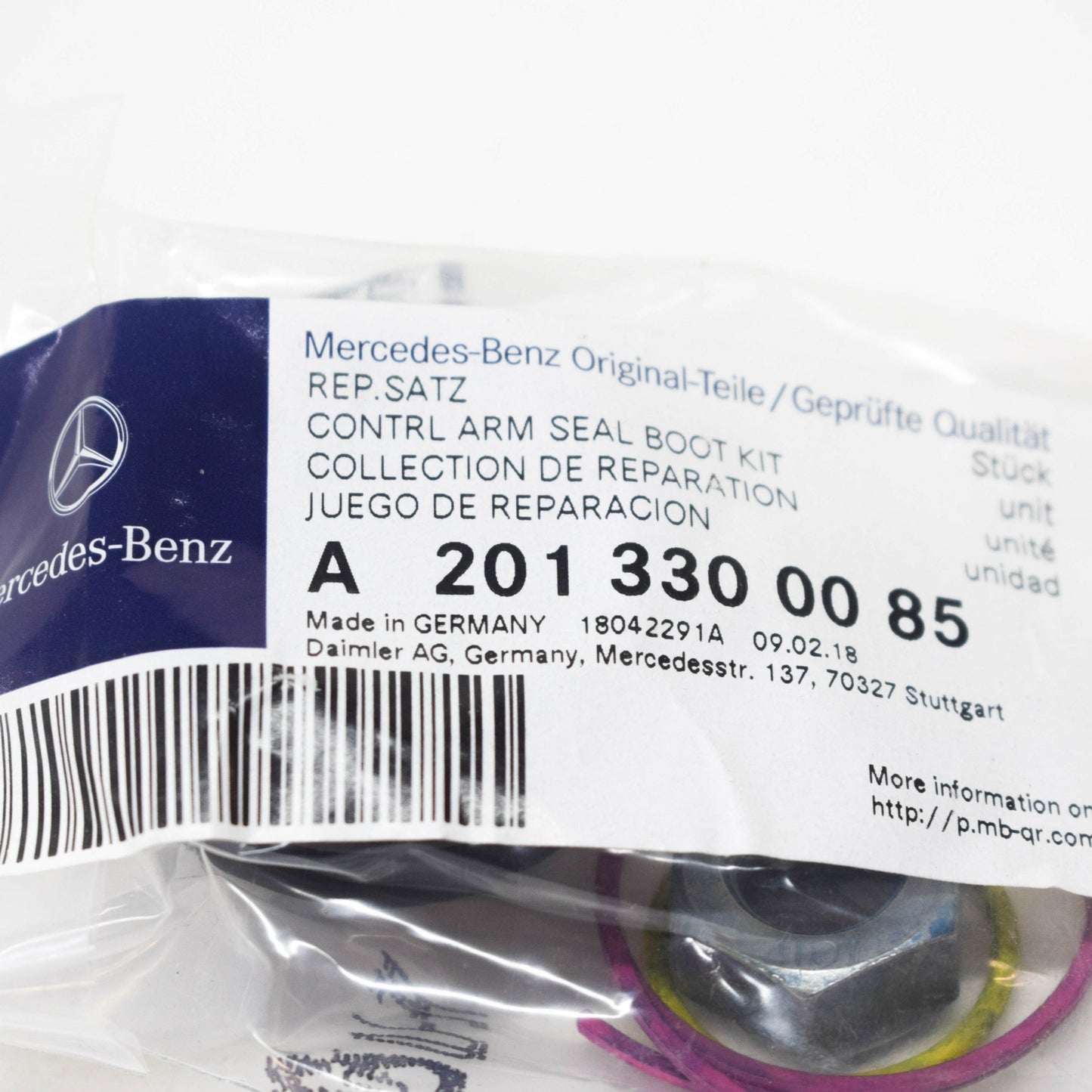 NEW MB SL R129 FRONT CONTROL ARM BALL JOINT BOOT KIT A2013300085 ORIGINAL