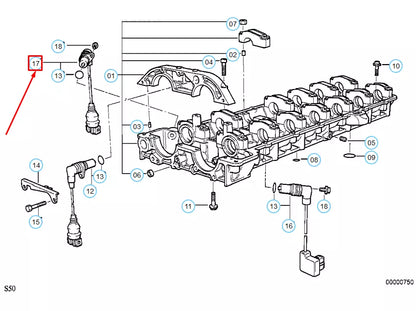 NEW BMW M3 E36 EXHAUST CAMSHAFT POSITION SENSOR 12141401890 1401890 ORIGINAL