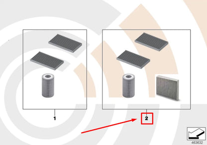 NEW BMW X5 F15 VALUE LINE INSPECTION KIT 2413113 88002413113 ORIGINAL