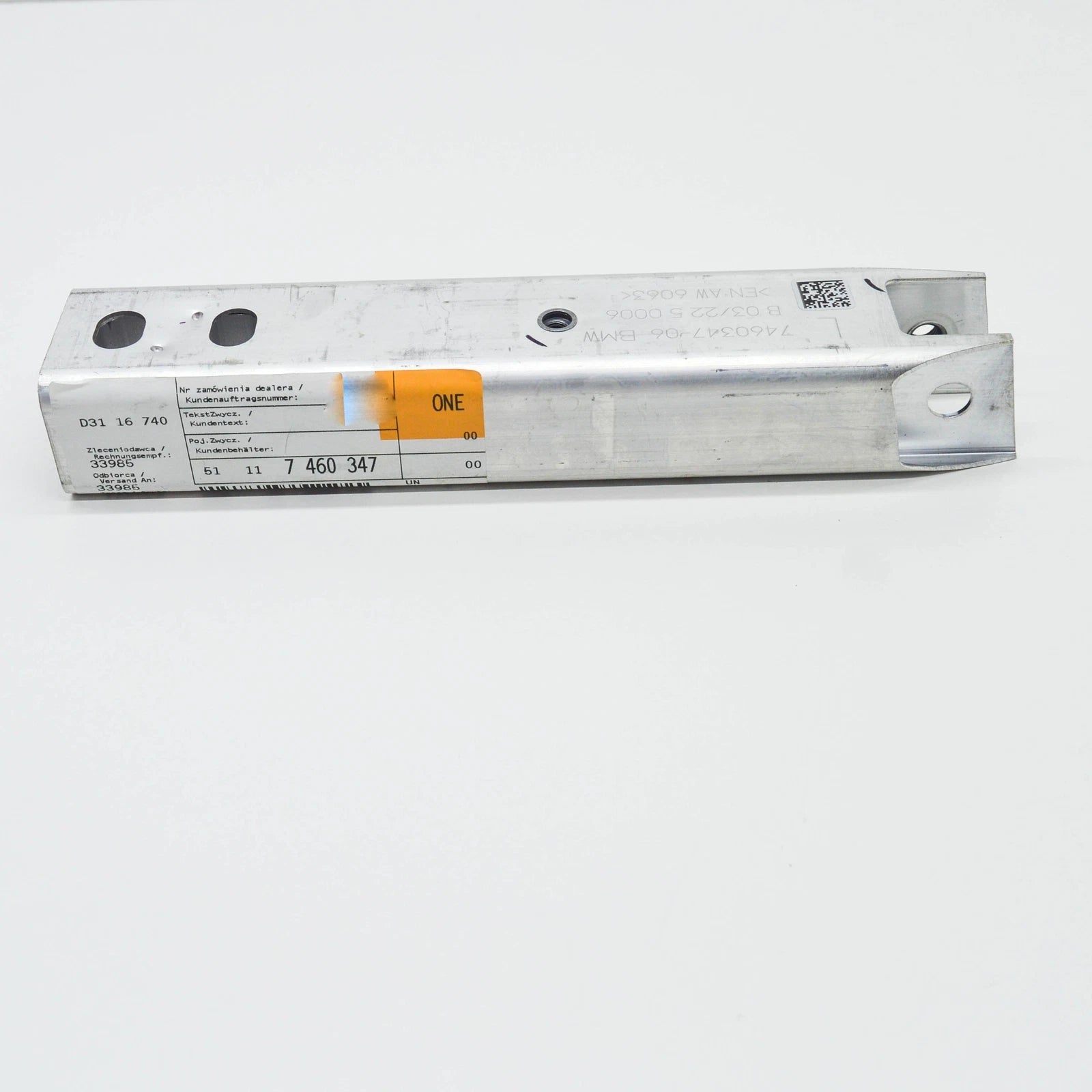 NEW BMW 3 G20 FRONT LEFT TRIM CARRIER CRASH BOX 7460347 51117460347 ORIGINAL