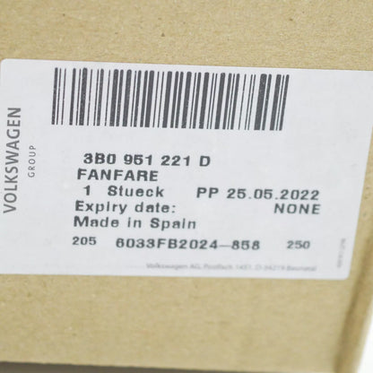 NEW VW TIGUAN AD LOW TONE HORN SIGNAL 3B0951221D