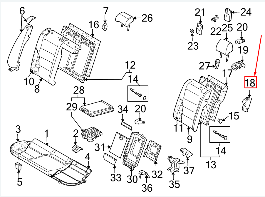 new vw jetta iii 1k mk3 rear left seat backrest lock 1k0885681d original