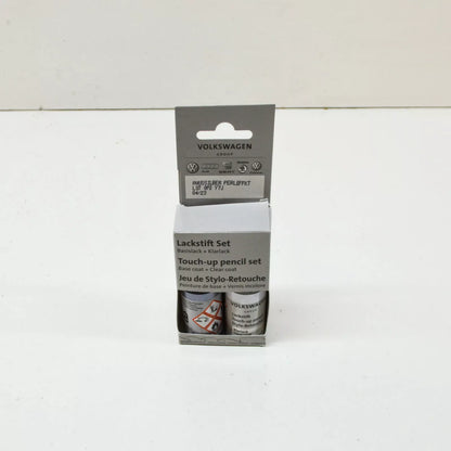 NEW VOLKSWAGEN AUDI AVUS SILVER TOUCH-UP PAINT SET LST0P2Y7J ORIGINAL