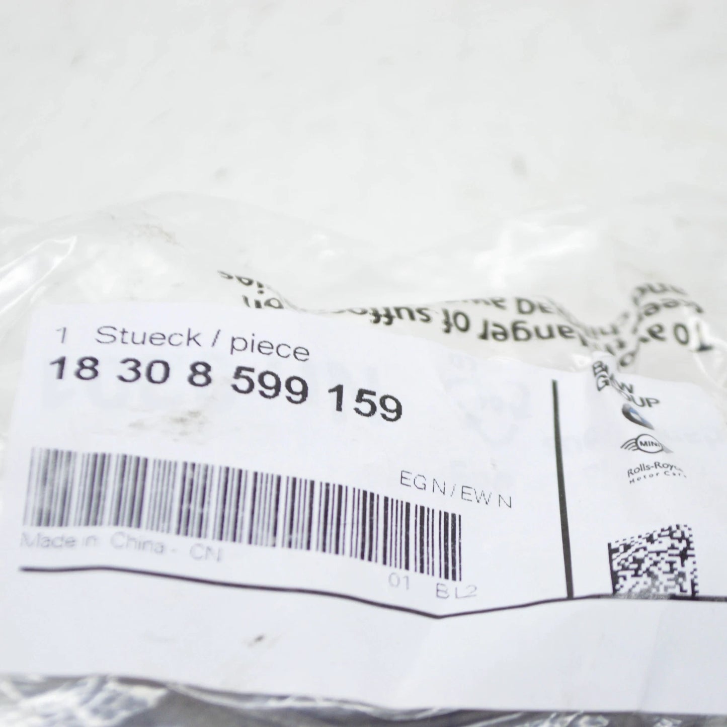 NEW BMW 5 G30 REAR LEFT EXHAUST SILENCER BRACKET 18308599159 ORIGINAL