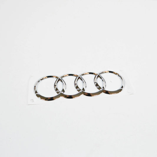 NEW AUDI Q5 8R REAR TRUNK RINGS EMBLEM BADGE 4H0853742A2ZZ ORIGINAL