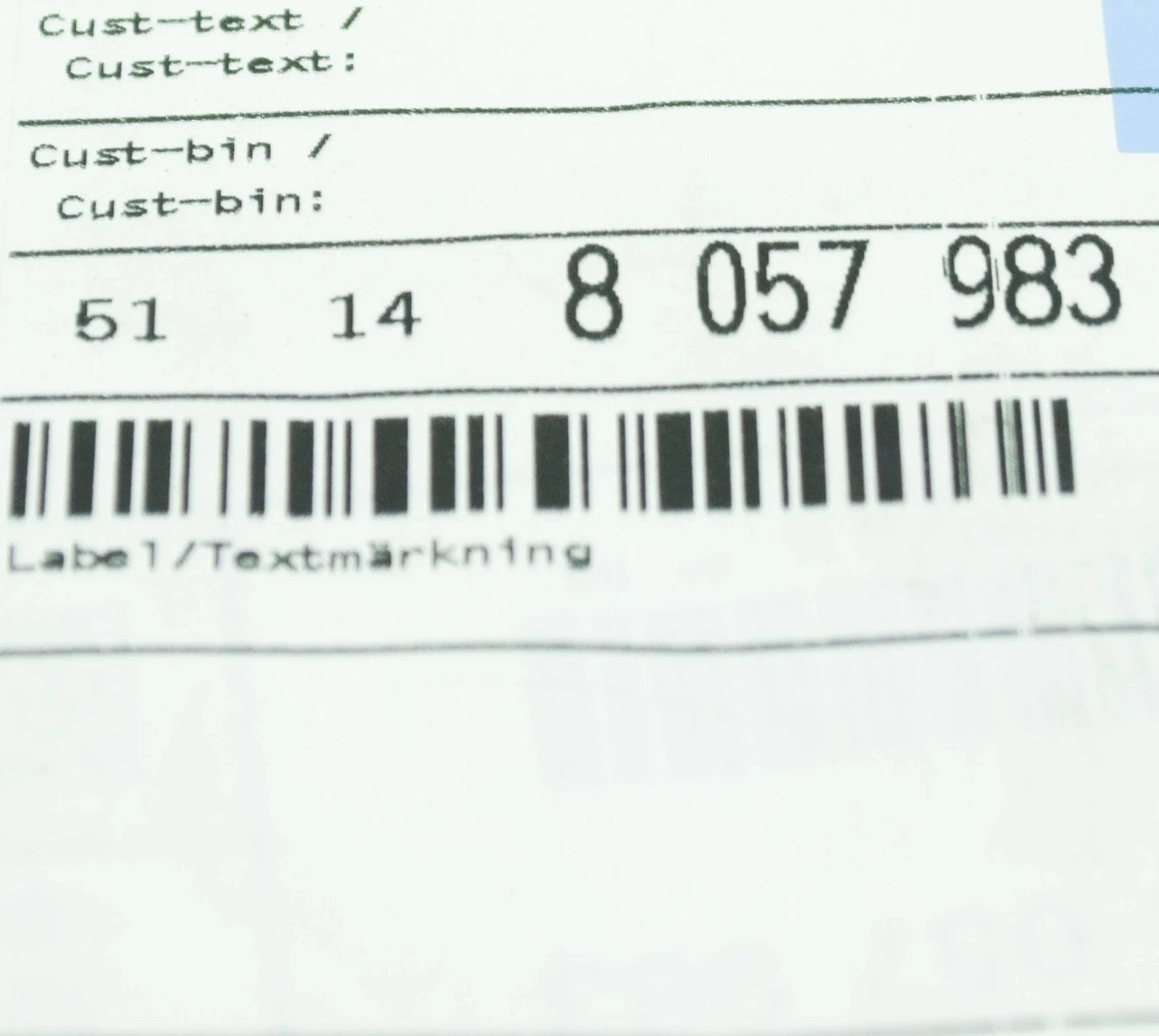 NEW BMW X6 M6 F86 TRUNK LID X6M BADGE STICKER 51148057983 8057983 2015 ORIGINAL