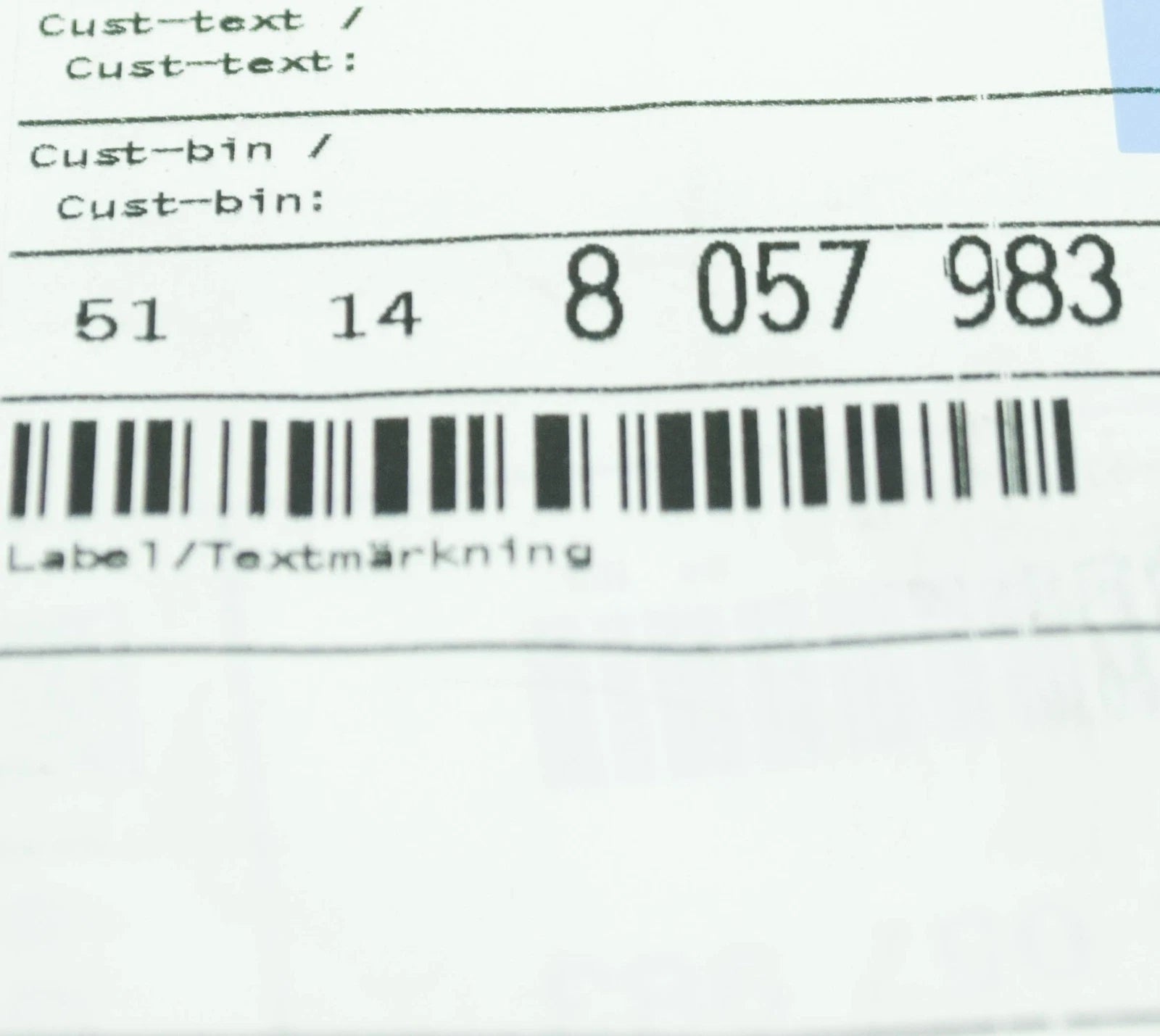 NEW BMW X6 M6 F86 TRUNK LID X6M BADGE STICKER 51148057983 8057983 2015 ORIGINAL