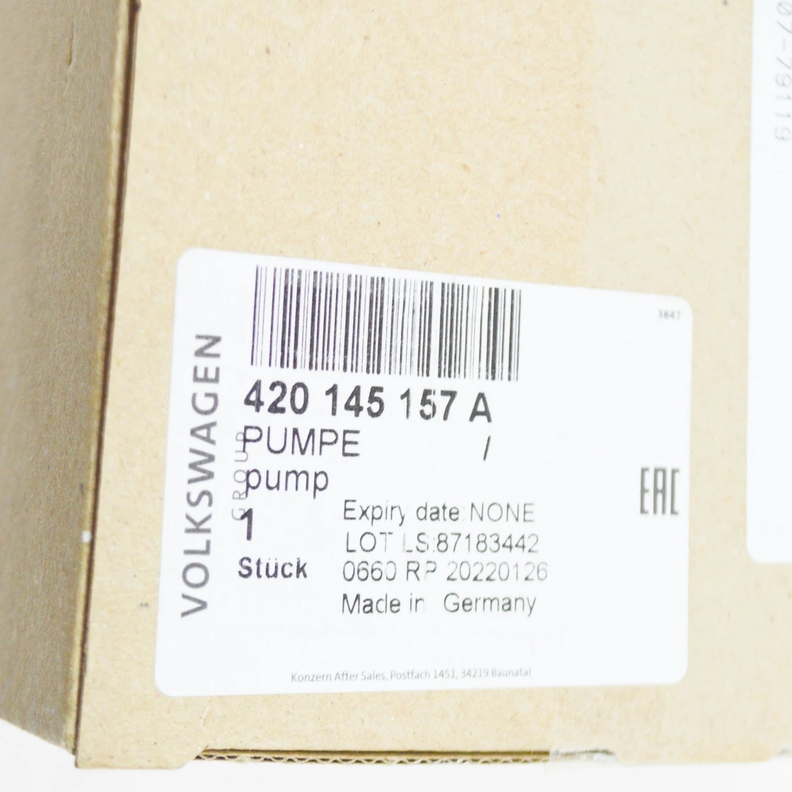 NEW AUDI R8 SPYDER 42 POWER STEERING PUMP 420145157A ORIGINAL