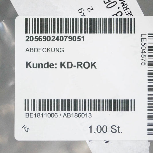 NEW MB C-CLASS C205 REAR END PLASTIC FLOOR COVER A20569024079051 2016