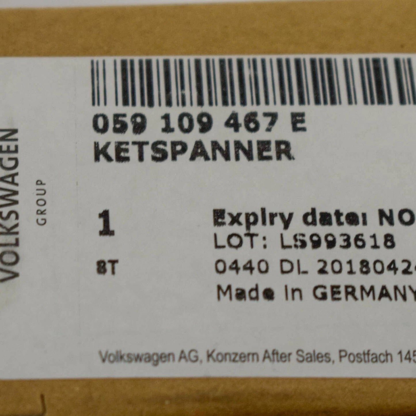 NEW AUDI A4 B8 8K2 CHAIN TENSIONER 059109467E 2010