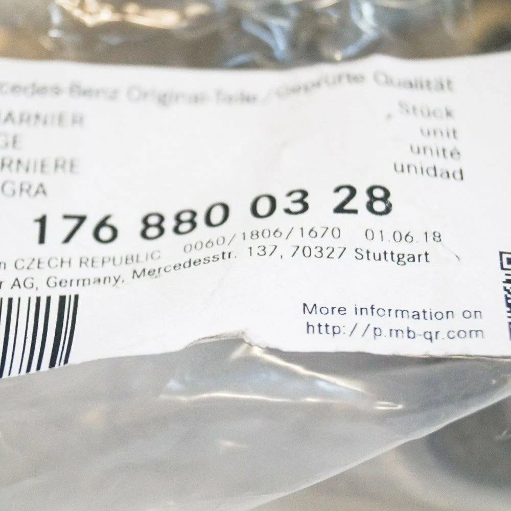 NEW MERCEDES-BENZ A-CLASS W176 BONNET LEFT SIDE HINGE A1768800328 ORIGINAL