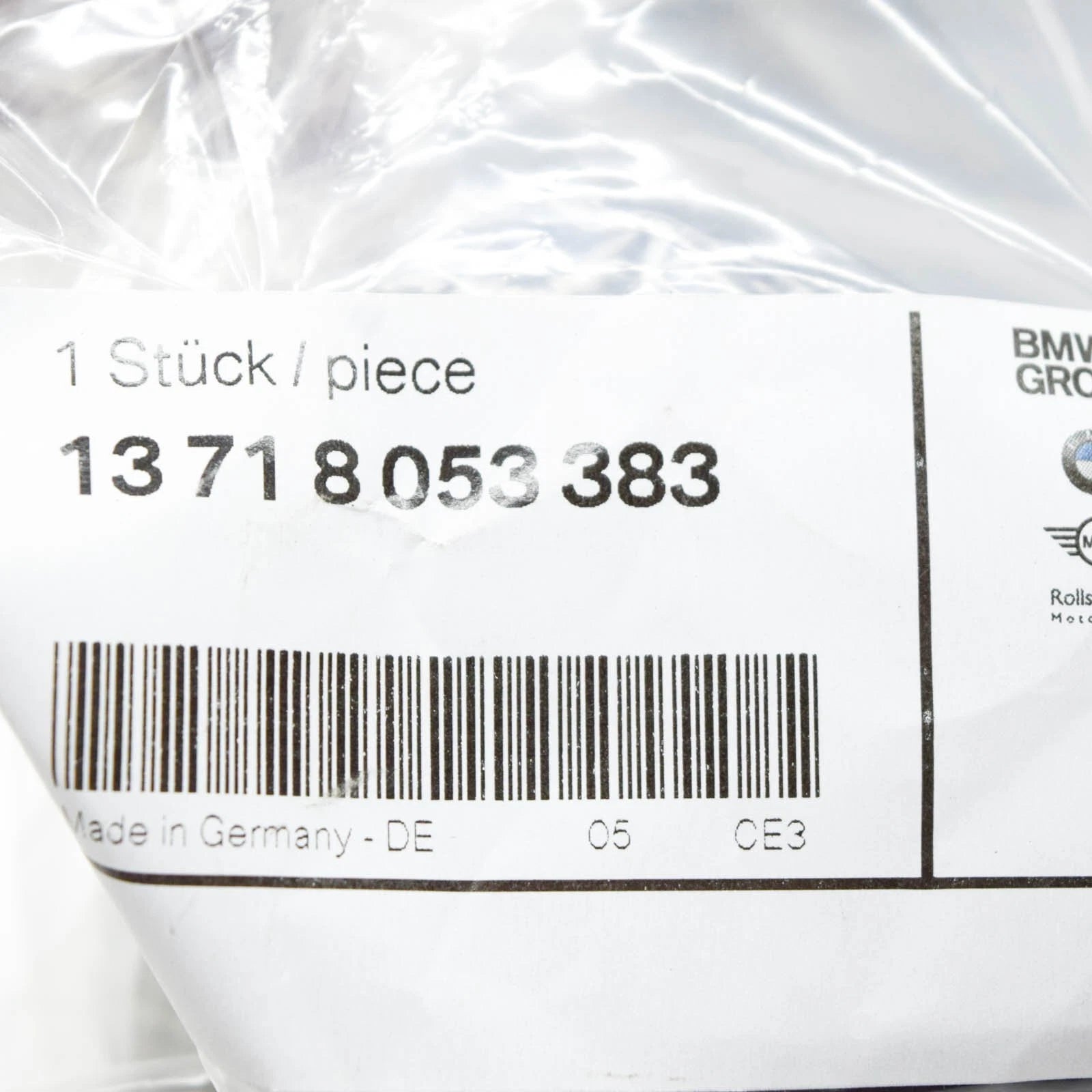 NEW BMW 8 CABRIO F91 INTAKE DUCT 13718053383 8053383 ORIGINAL