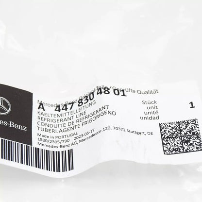 NEW MB VITO W447 CONDENSER TO COMPRESSOR REFRIGERANT LINE A4478304801 ORIGINAL