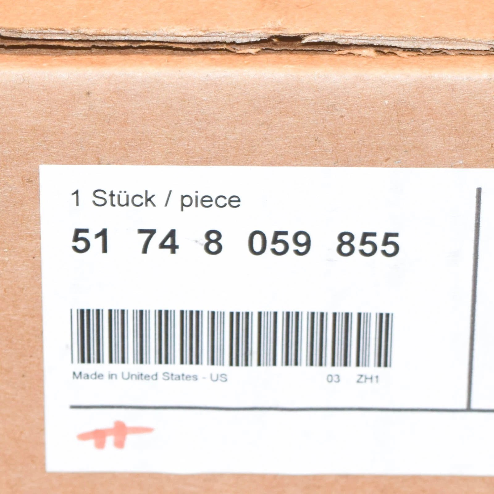 NEW BMW X6 F16 LEFT SIDE BRAKE AIR DUCT 51748059855 8059855 2015 ORIGINAL