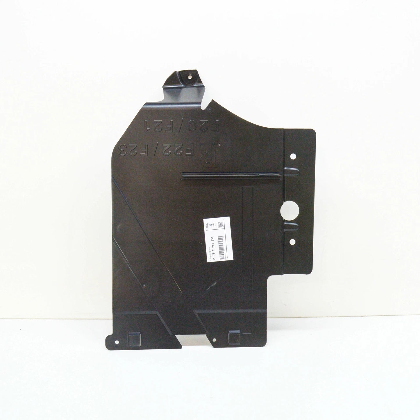 NEW BMW 1 F21 RIGHT SIDE UNDERBODY COVER 51757241838 ORIGINAL