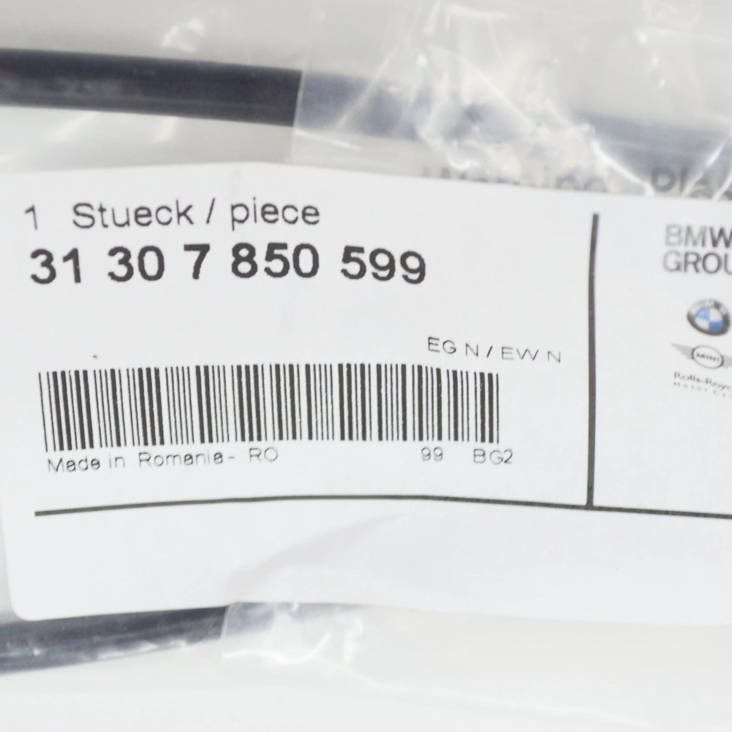 NEW BMW 4 F32,F82 WHEEL ACCELERATION CABLE SENSOR 7850599 31307850599