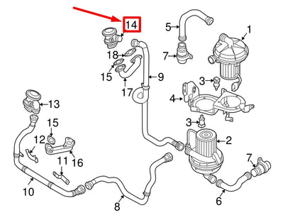 NEW AUDI A8 D3 4E LEFT EGR VALVE 07C131101L ORIGINAL