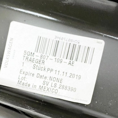 NEW VOLKSWAGEN GOLF MK7 FRONT SIDE BUMPER REINFORCEMENT BAR 5GM807109AE ORIGINAL