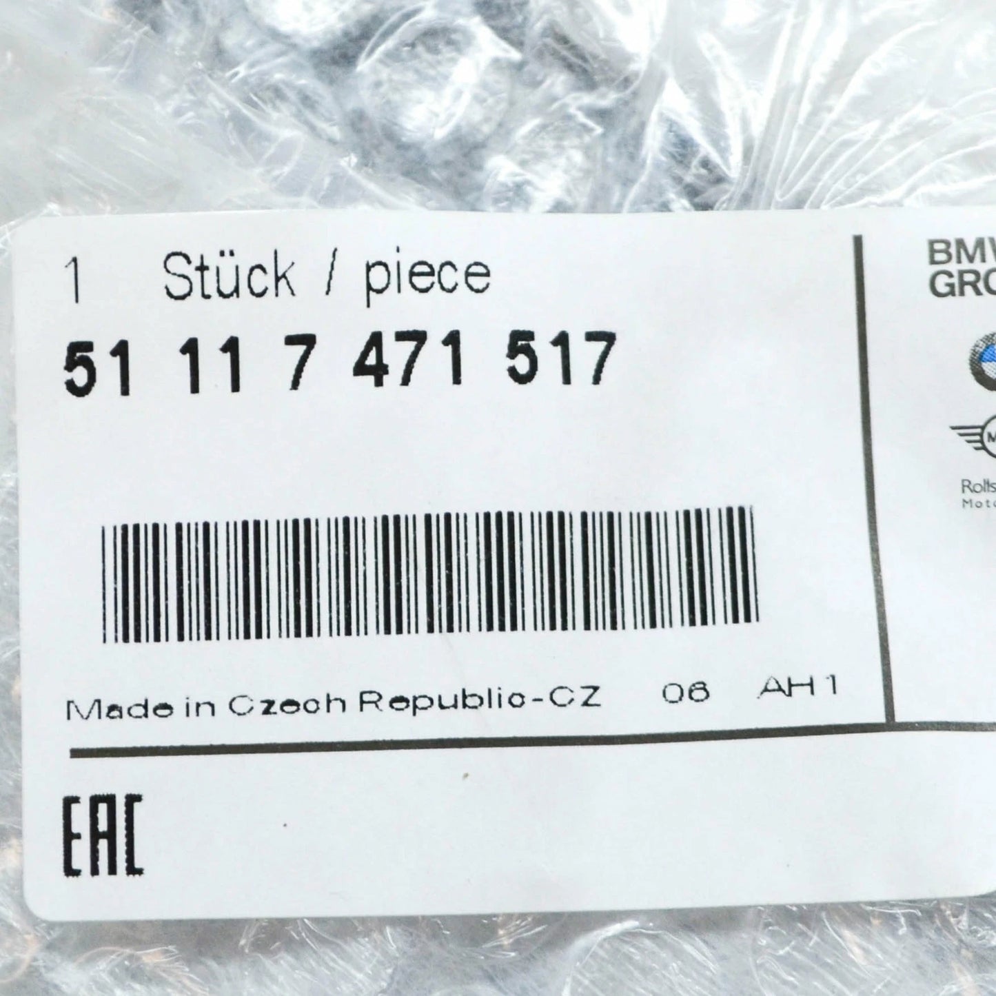 NEW BMW 3 G20 FRONT BUMPER LOWER AIR INLET FINISHER LEFT 51117471517 ORIGINAL