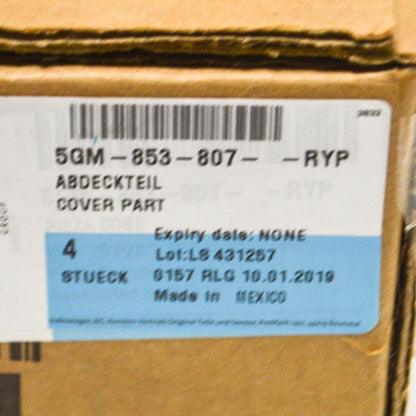 NEW VOLKSWAGEN GOLF MK7 5G FRONT BUMPER LEFT COVER 5GM853807RYP ORIGINAL