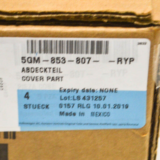 NEW VOLKSWAGEN GOLF MK7 5G FRONT BUMPER LEFT COVER 5GM853807RYP ORIGINAL