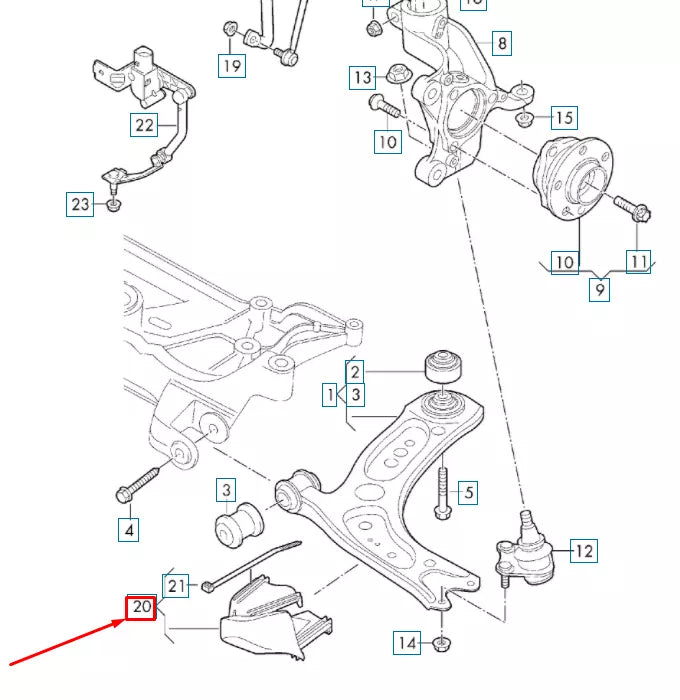 NEW AUDI RS3 QUATTRO 8V FRONT RIGHT BRAKE AIR GUIDE 8V0407812 ORIGINAL