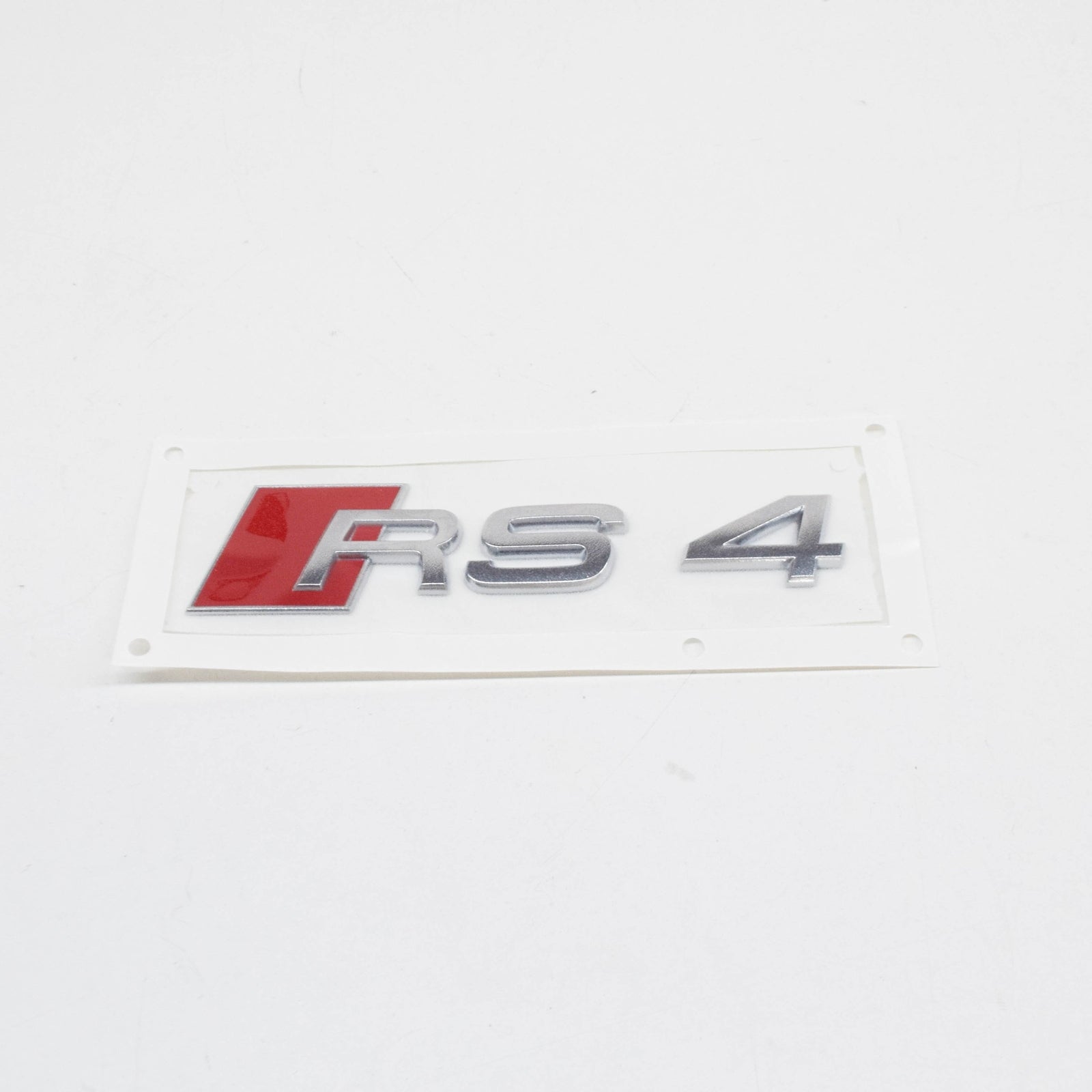 NEW AUDI A4 RS4 REAR TRUNK EMBLEM BADGE 8D9853740 2ZZ ORIGINAL