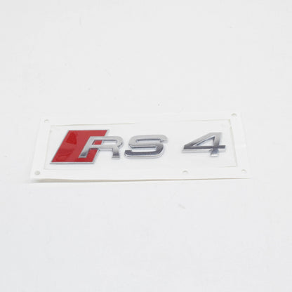 NEW AUDI A4 RS4 REAR TRUNK EMBLEM BADGE 8D9853740 2ZZ ORIGINAL