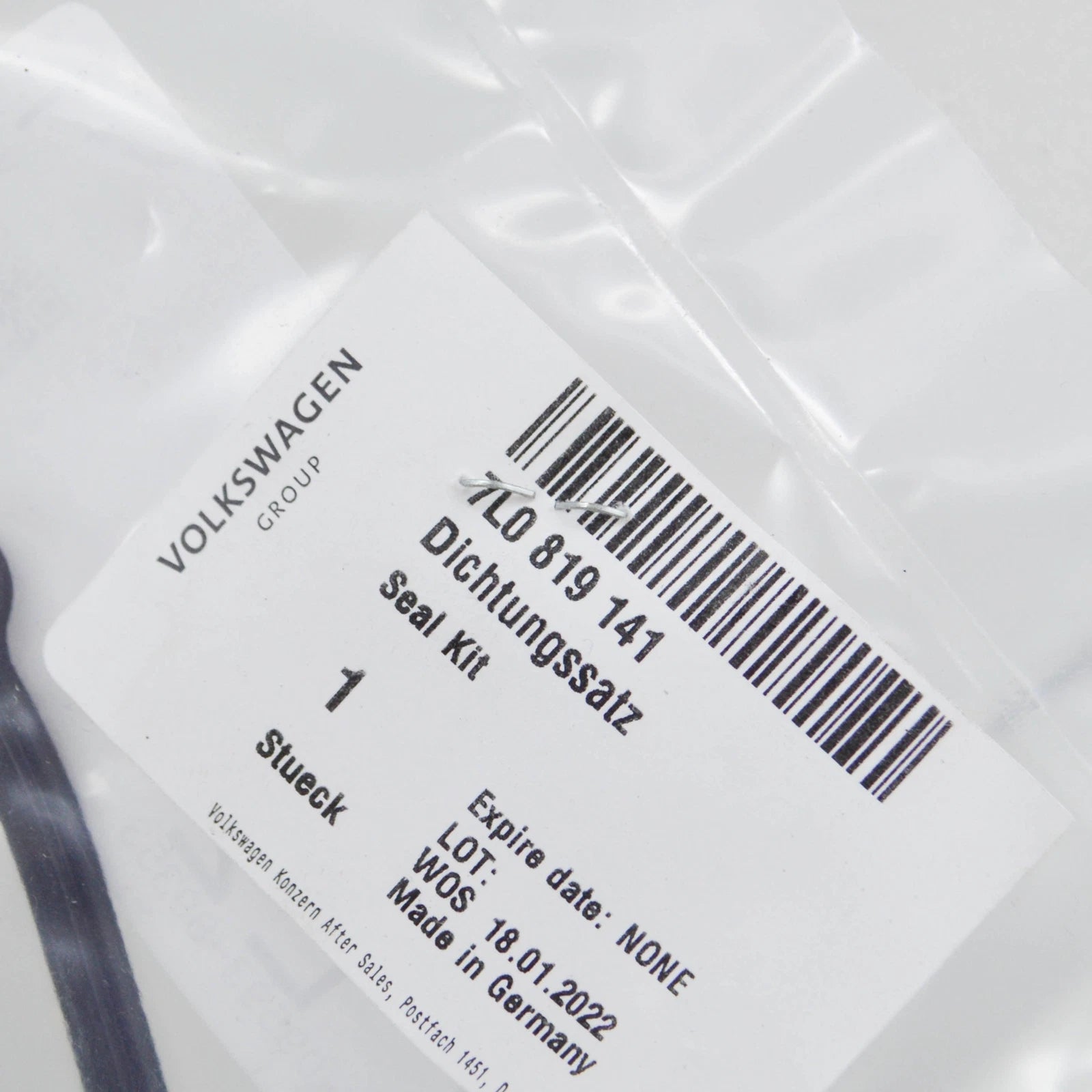 NEW AUDI Q7 4L AUXILIARY HEATER GASKET SET 7L0819141 ORIGINAL