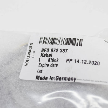 NEW AUDI A5 CONVERTIBLE 8F SOFT TOP CATCH WIRING LOOM 8F0972387 ORIGINAL