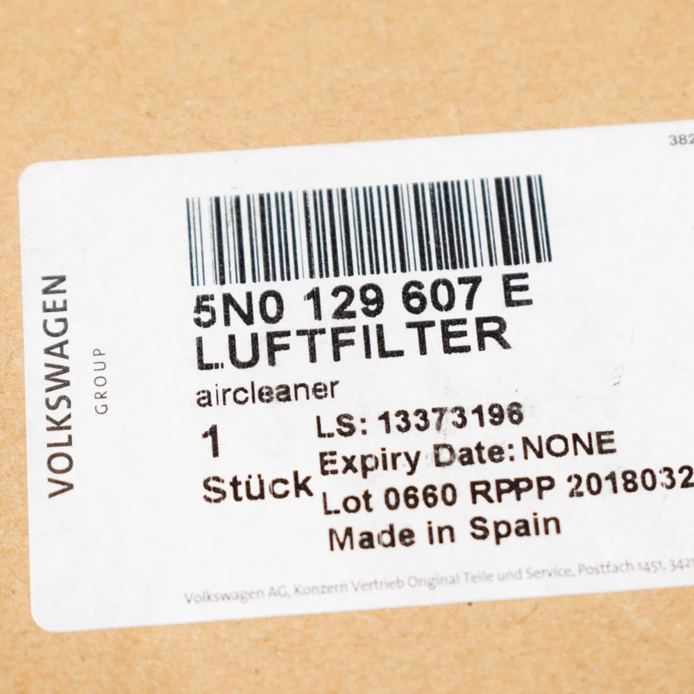 NEW VOLKSWAGEN TIGUAN 5N AITR FILTER BOX 5N0129607E ORIGINAL