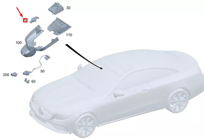 NEW MERCEDES-BENZ GLE W167 RAIN AND LIGHT SENSOR A2479008317 ORIGINAL
