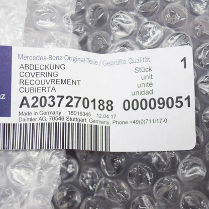 NEW MERCEDES-BENZ C W203 FRONT LEFT DOOR SPEAKER COVER A20372701889051 ORIGINAL