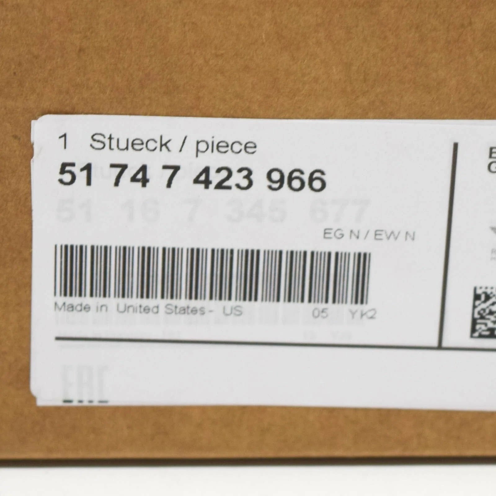 NEW BMW X7 G07 RIGHT RADIATOR AIR DUCT 7423966 51747423966 ORIGINAL