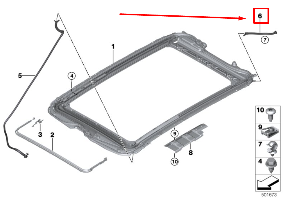 new bmw 2 active tourer f45 rear water outlet hose 7306609 54107306609 original