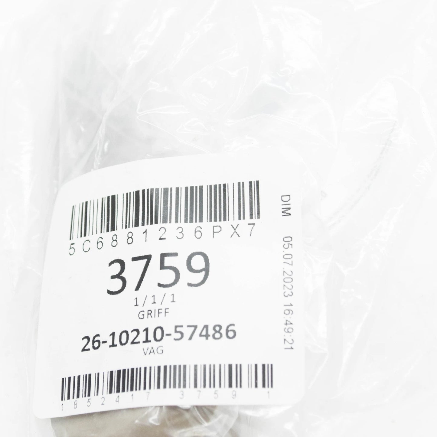 NEW VW BEETLE A5 FRONT LEFT SEAT ADJUSTMENT LEVER HANDLE 5C6881236PX7 ORIGINAL