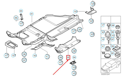 NEW BMW Z3 E36 FUEL FILTER COVER 51718398550 ORIGINAL