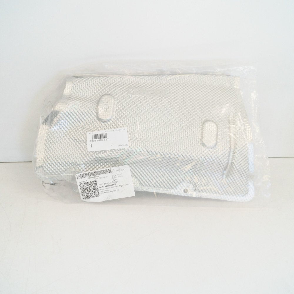 new mb c-class w205 left side rear muffler heat shield a2056800122 original