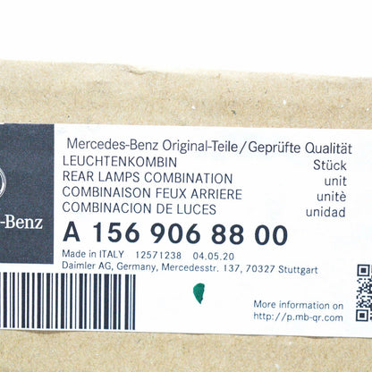 NEW MERCEDES-BENZ GLA X156 REAR RIGHT INNER TAIL LIGHT A1569068800
