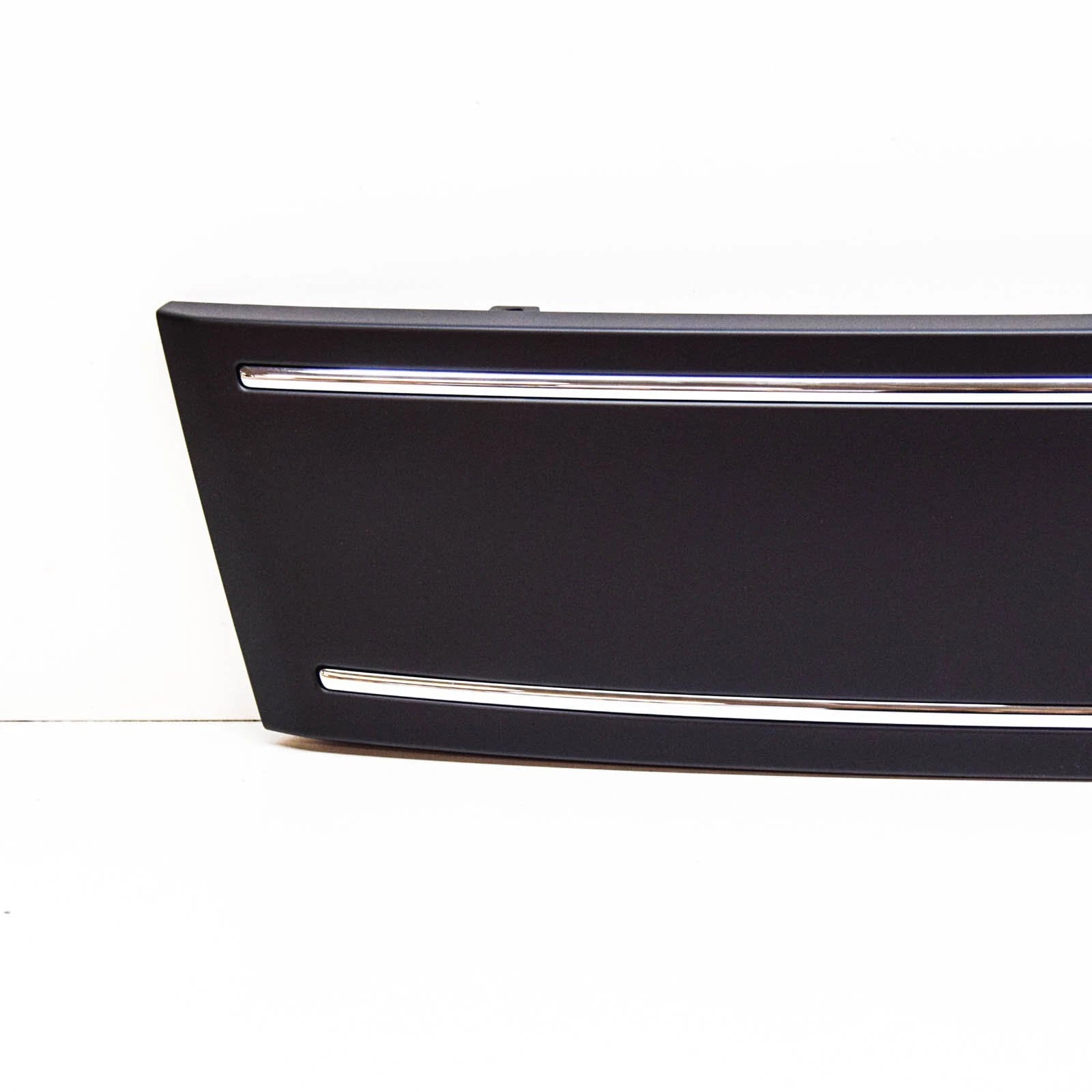 NEW AUDI Q7 FRONT GRILL NUMBER PLATE FILLER DELETE BLACK 4L08072873FZ