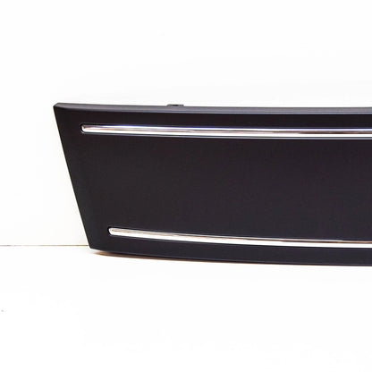 NEW AUDI Q7 FRONT GRILL NUMBER PLATE FILLER DELETE BLACK 4L08072873FZ