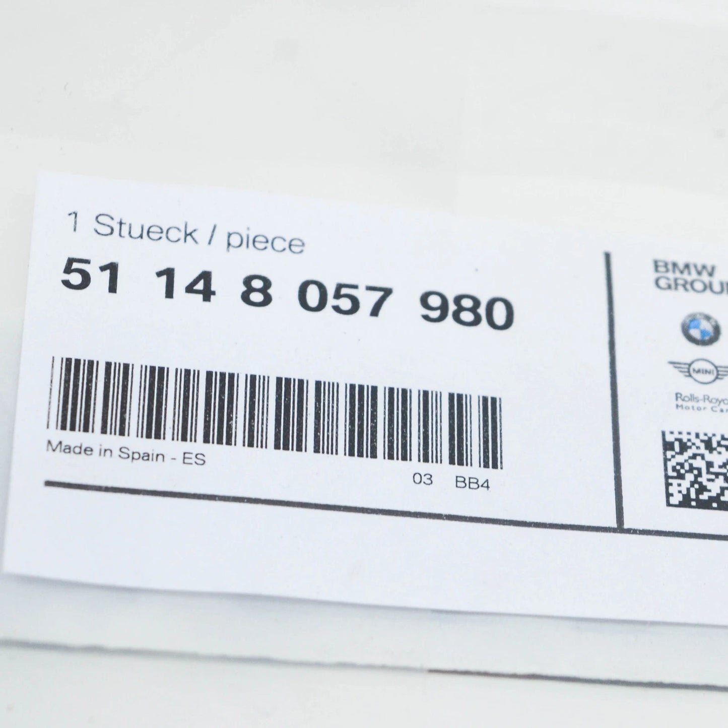 NEW BMW X5 M F85 TRUNK LID X5 M EMBLEM 51148057980 8057980 ORIGINAL