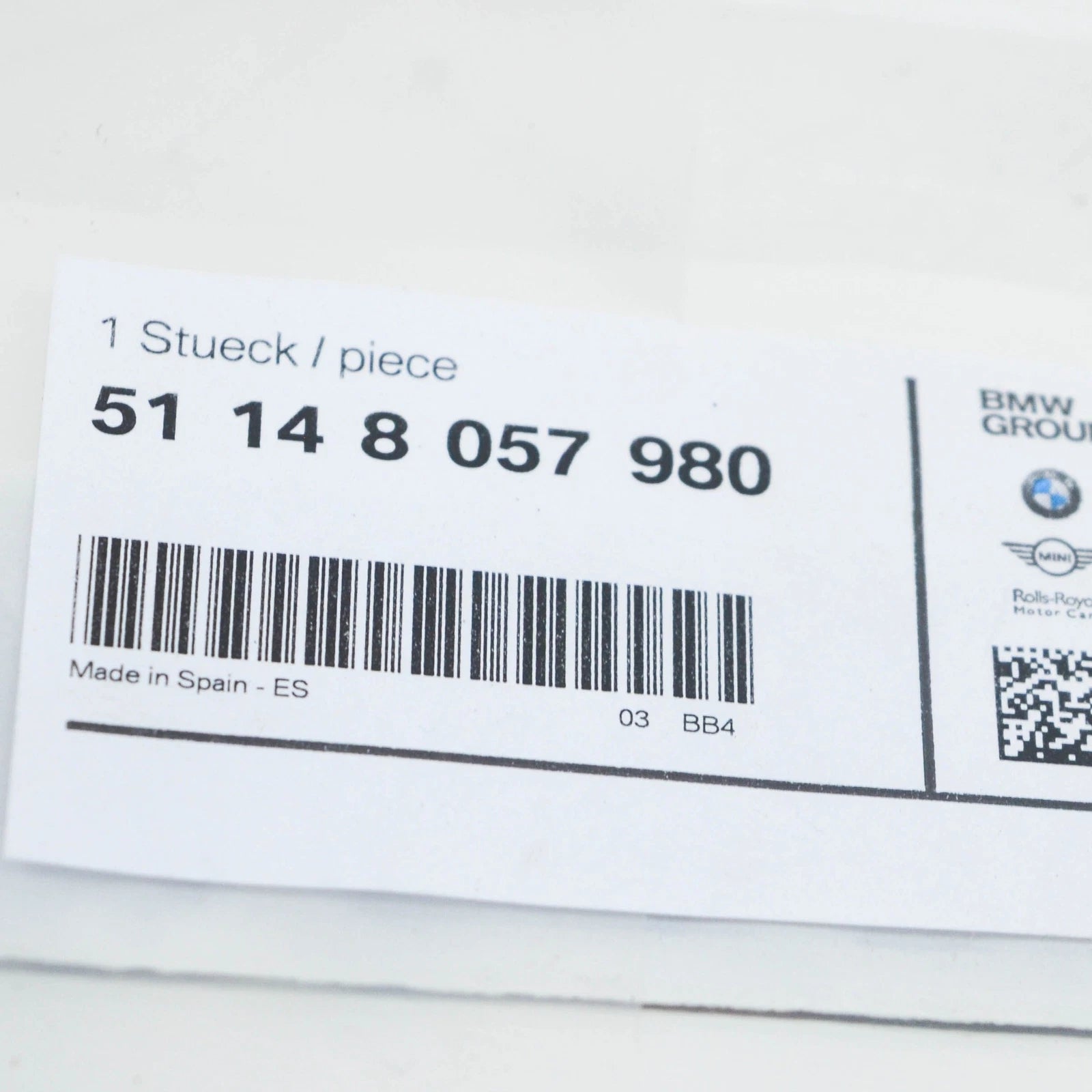 NEW BMW X5 M F85 TRUNK LID X5 M EMBLEM 51148057980 8057980 ORIGINAL