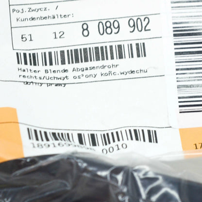 NEW BMW X5 G05 REAR RIGHT EXHAUST TAILPIPE HOLDER M 51128089902 ORIGINAL