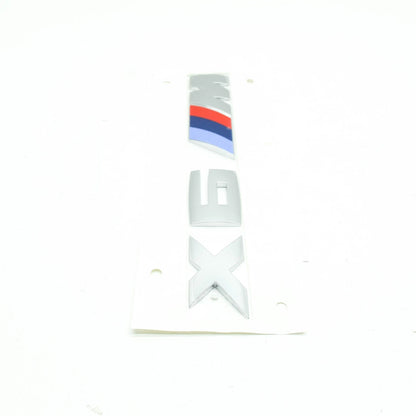 NEW BMW X6 M6 F86 TRUNK LID X6M BADGE STICKER 51148057983 8057983 2015 ORIGINAL