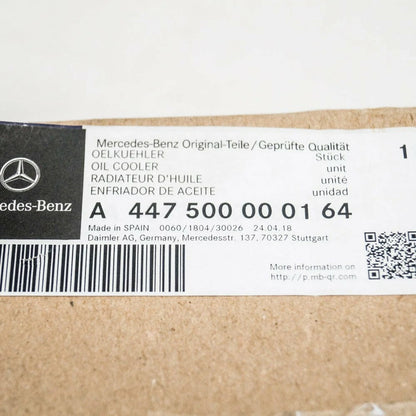 NEW MERCEDES-BENZ VITO W447 2.0 PETROL OIL COOLER A447500000164 2016 ORIGINAL