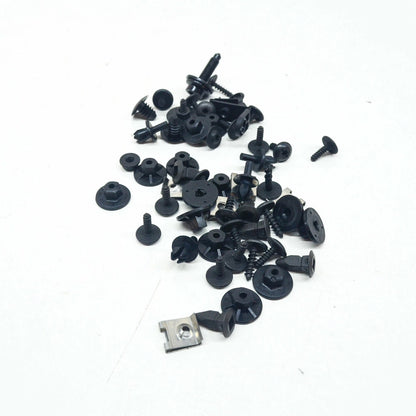 NEW AUDI Q7 4M FRONT AND REAR WHEELHOUSING LINER ATTACHMENT SET V04017001H