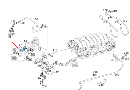 NEW MERCEDES-BENZ C W204 VACUUM SYSTEM PRESSURE SENSOR A0081530228 ORIGINAL